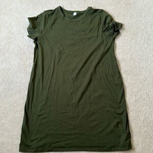 Old navy shirt dress olive like new